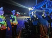 Polantas KARIB Polda Sulbar Intensifkan Patroli Blue Light, Hadirkan Rasa Aman hingga Larut Malam