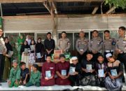 Polantas Karib Tebar Kepedulian di Pesantren, Ditlantas Polda Sulbar Salurkan Al-Qur’an dan Sembako