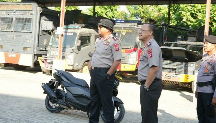 Kapolda dan Wakapolda Sulbar Tinjau Kesiapsiagaan Mako dengan Motor, Cek Langsung Kendaraan Taktis