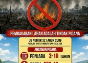 Polda Sulbar Ingatkan Warga: Buka Lahan dengan Membakar Bisa Berujung Pidana