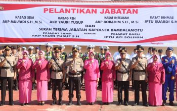 Kapolres Pasangkayu Pimpin Sertijab, Sejumlah Pejabat Utama Berganti