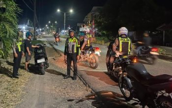 Sat Lantas Pasangkayu Tertibkan 8 Motor Berknalpot Brong
