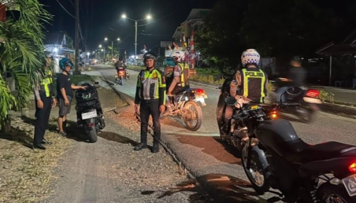 Sat Lantas Pasangkayu Tertibkan 8 Motor Berknalpot Brong