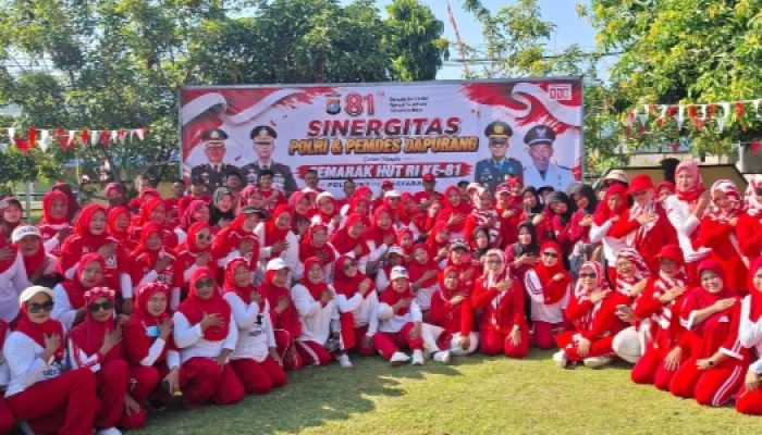 Polsek Sarudu Semarakkan HUT RI ke-81, Perkuat Sinergi Polisi dan Masyarakat