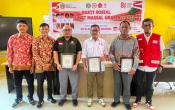 PPNI Bersama PMI, IDI dan SDN 2 Pasangkayu Gelar Sunatan Massal, 47 Anak Ikut Serta
