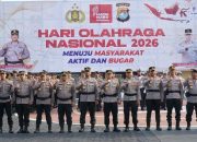 Haornas 2026, Polda Sulbar Tegaskan Olahraga Modal Pengabdian