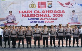 Haornas 2026, Polda Sulbar Tegaskan Olahraga Modal Pengabdian