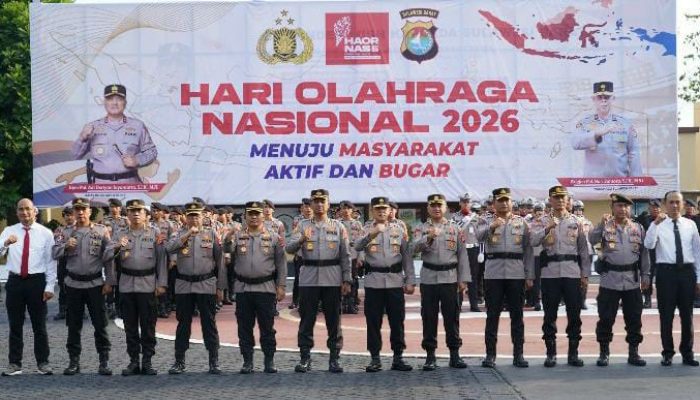 Haornas 2026, Polda Sulbar Tegaskan Olahraga Modal Pengabdian