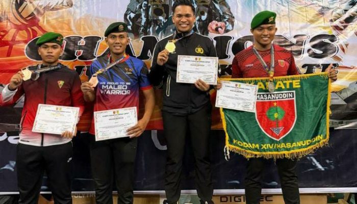 Briptu Risaldi Bawa Pulang Emas Pangkorpasgat Cup 2026, Polda Sulbar Kembali Berprestasi