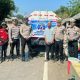 Kemarau Panjang, Polantas Sulbar Salurkan Air Bersih Untuk Warga Saluleang