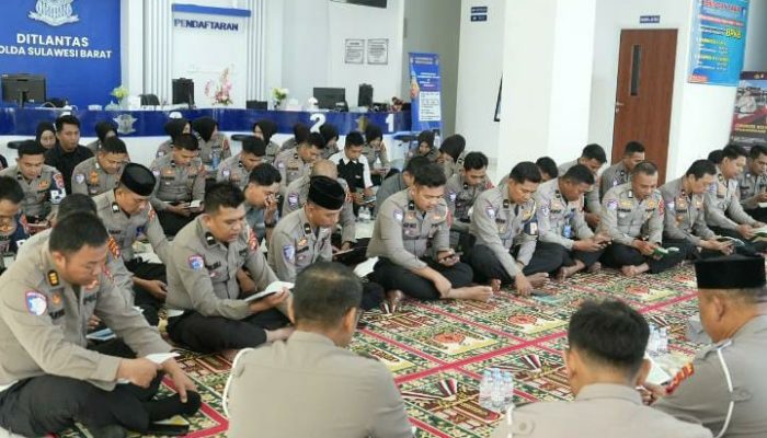 71 Tahun Polantas, Ditlantas Polda Sulbar Padukan Doa, Layanan Kesehatan dan Donor Darah