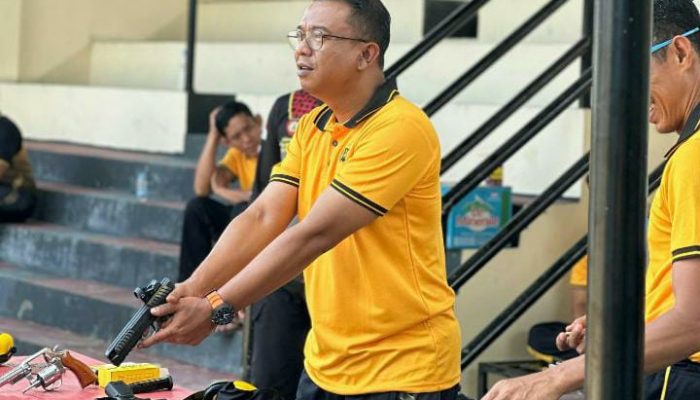 Latihan Menembak Digelar, Kapolres Pasangkayu Tekankan Disiplin dan Tanggung Jawab Senjata Api