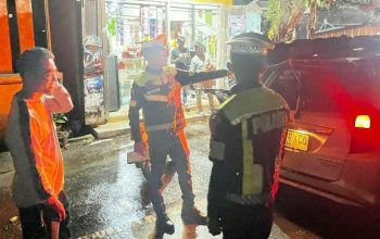 Polantas Sulbar Patroli Malam, Sapa Warga hingga Ajak Jadi Pelopor Keselamatan
