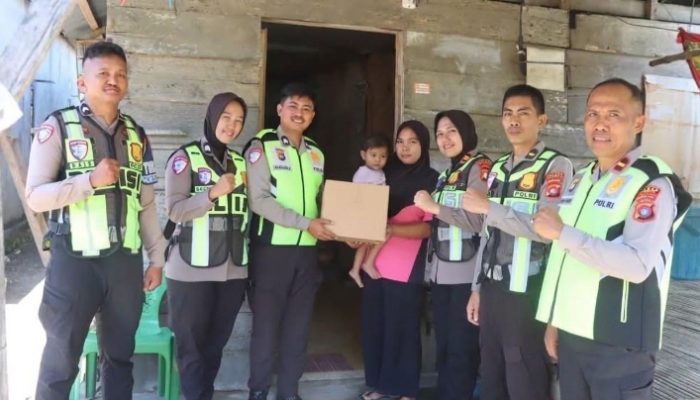 HUT Lantas ke-71, Sat Lantas Polres Pasangkayu Tebar Kepedulian