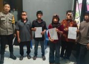 Diduga Cekik dan Seret Istri, Suami Akhirnya Minta Maaf di Polsek Baras