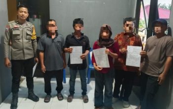 Diduga Cekik dan Seret Istri, Suami Akhirnya Minta Maaf di Polsek Baras