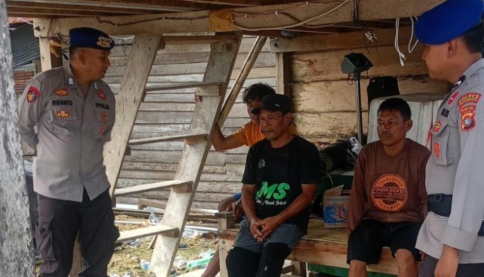 Polairud Sambangi Nelayan Pantai Labuang, Keamanan dan Kebersihan Laut Jadi Sorotan