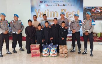HUT Propam, Si Propam Polres Pasangkayu Salurkan Bantuan ke Yayasan Abulyatama
