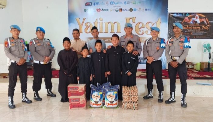 HUT Propam, Si Propam Polres Pasangkayu Salurkan Bantuan ke Yayasan Abulyatama