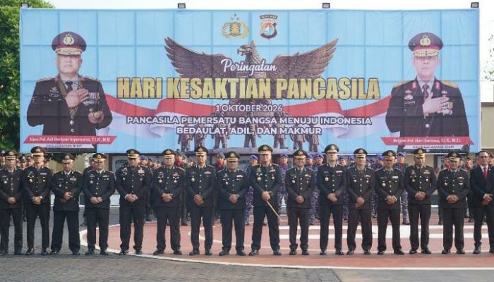 Hari Kesaktian Pancasila, Kapolda Sulbar Tekankan Bhayangkara Harus Jadi Cerminan Nilai Pancasila