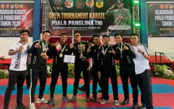 Gemilang! Karate Polda Sulbar Juara Umum Piala Panglima TNI 2026