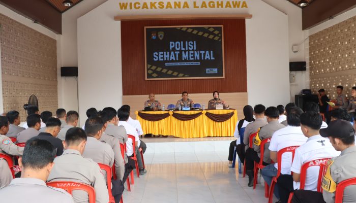 Polres Pasangkayu Gelar Pembinaan Mental, Tekankan Pentingnya Polisi Sehat Mental