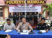 Polresta Mamuju Bongkar Jaringan Curanmor Lintas Provinsi, Otak Pelaku Ditembak Saat Melawan