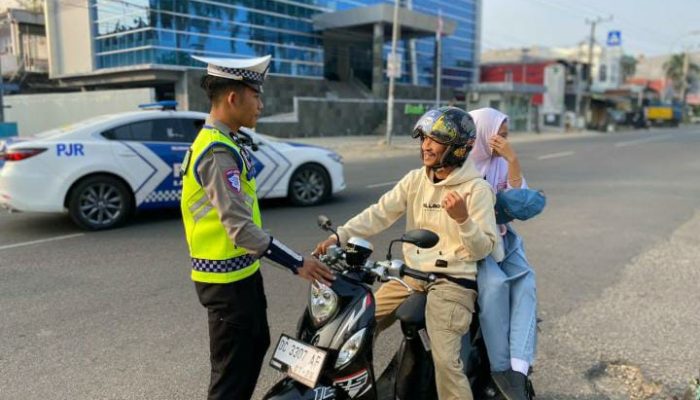 Teguran Cinta Polantas Polda Sulbar, Utamakan Keselamatan