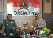 Polda Sulbar dan Korem 142/Tatag Perkuat Sinergi, Kawal Pembangunan