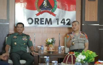 Polda Sulbar dan Korem 142/Tatag Perkuat Sinergi, Kawal Pembangunan