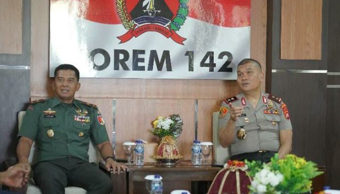 Polda Sulbar dan Korem 142/Tatag Perkuat Sinergi, Kawal Pembangunan