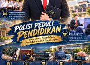 Polisi Peduli Pendidikan, Anggota Polri Siapkan Buku Hukum