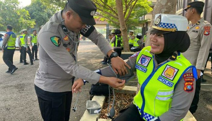 Jaga Stamina Personel, Polda Sulbar Perketat Pemeriksaan Kesehatan