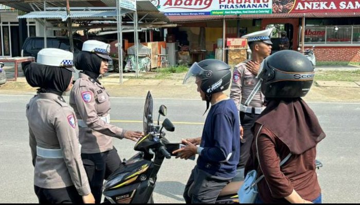 Polisi Sapa Pengendara, Operasi Patuh Marano Utamakan Keselamatan