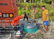 Babinsa Koramil 1427-02 /Bambalamotu Dampingi Penyaluran Air Bersih di Sarude
