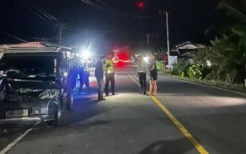 Kecelakaan Beruntun di Trans Sulawesi Lariang, Pejalan Kaki Patah Tulang Paha